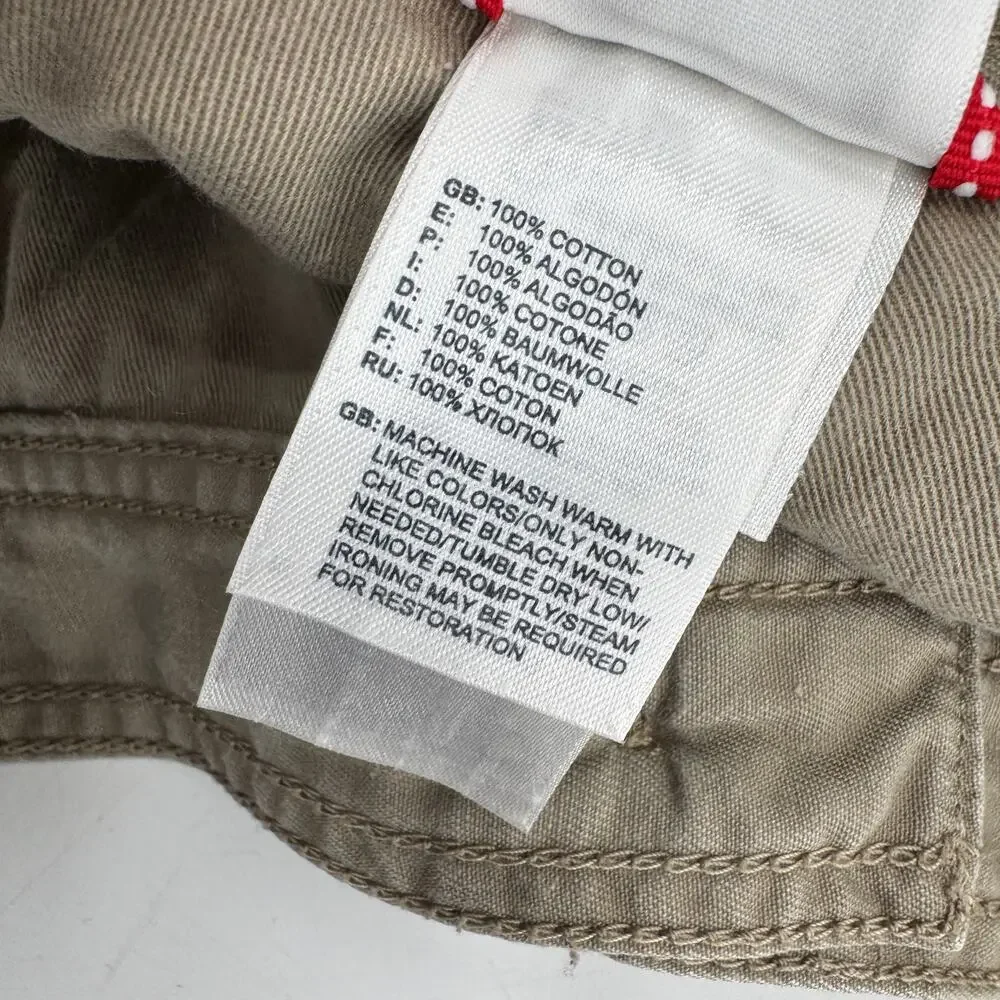 The North Face Cargo Pants Mens 34‎ (35x29 ACTUAL) Khaki Coastal Cotton Vintage